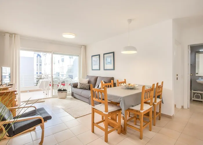 Lets Holidays White With Terrace, Ac & Parking, Near Tossa de Mar